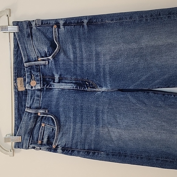 MotherThe Roller Mid-Rise Wide-Leg Jeans Riding The Cliffside Size 28 - Picture 4 of 16